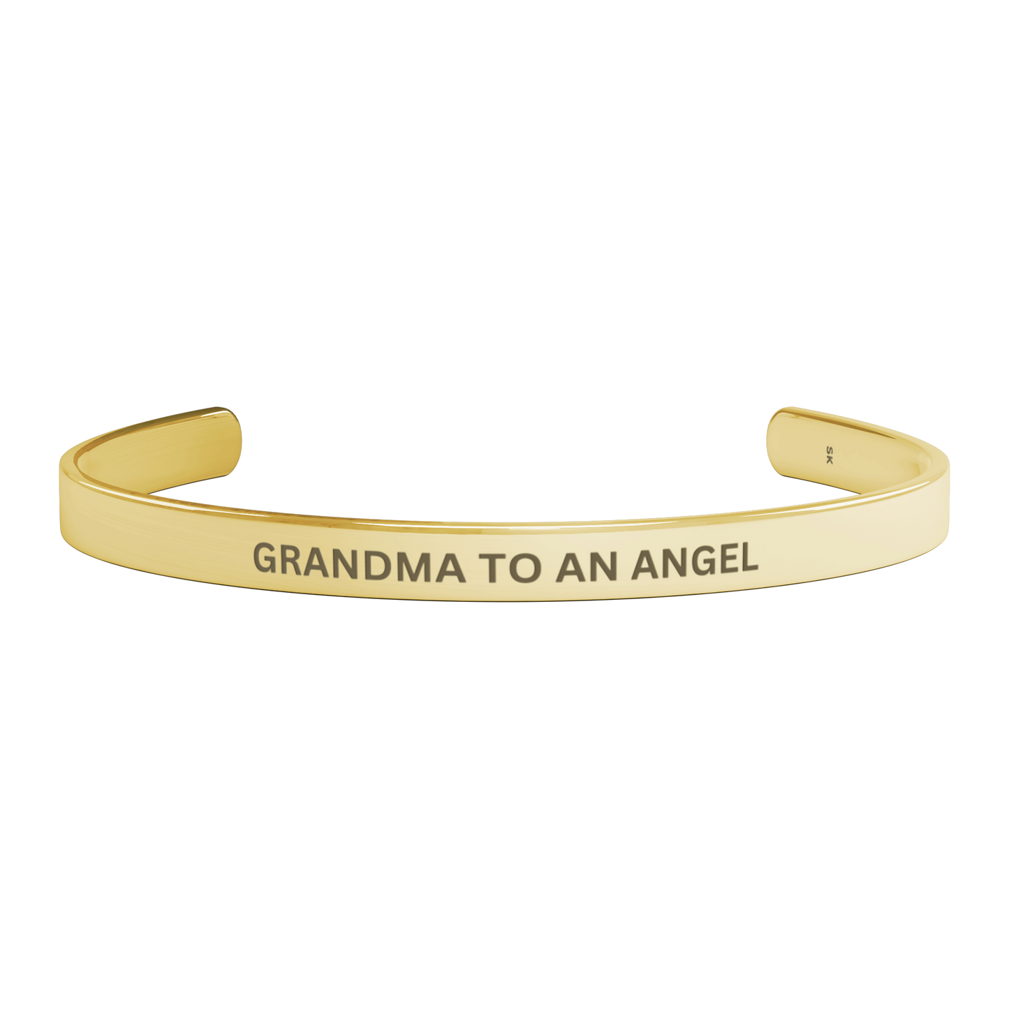 Cuff_Bracelet_-_GRANDMA_TO_AN_ANGEL_Gold_Transparent_01_Mockup.png