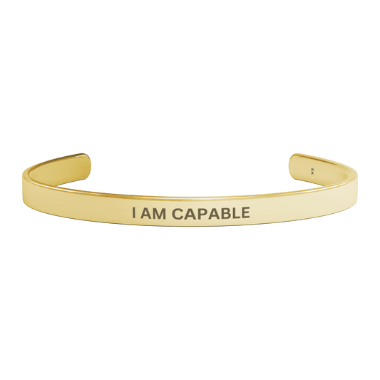 Cuff_Bracelet_-_I_AM_CAPABLE_Gold_Transparent_01_Mockup.png